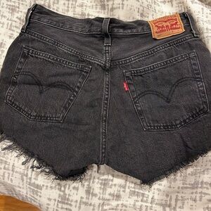 Levi’s 501 Black Denim Shorts